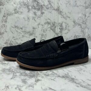 Hush Puppies Wren Black Suede Loafers Women's Size‎ 8.5 Minimalist